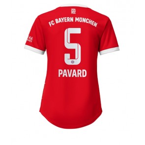 Bayern Munich Benjamin Pavard #5 kläder Kvinnor 2022-23 Hemmatröja Kortärmad